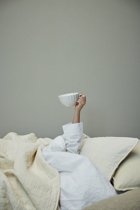 Isadora bedspread 260x240 cm. off white