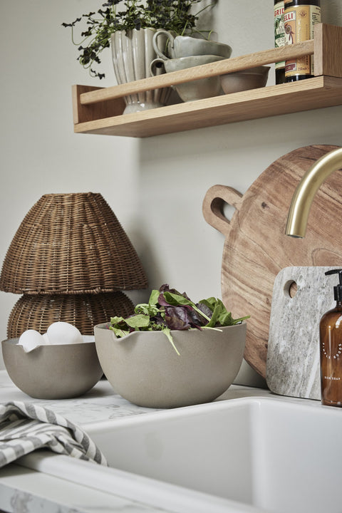 Joselia  salad bowl H11.9 cm. brown
