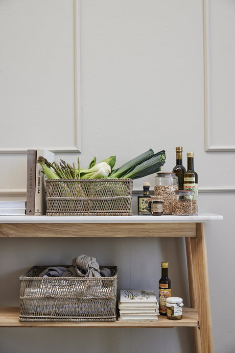 Norah basket set set nature - 2 pcs.