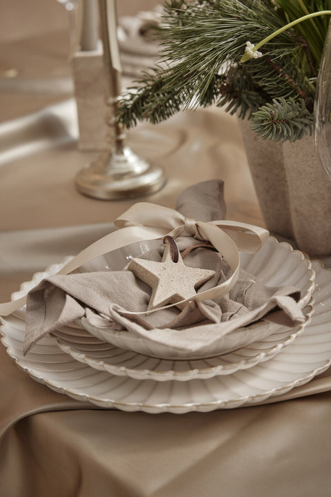Camille dinner plate Ø27cm. off white