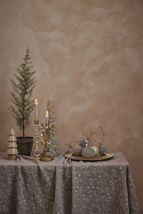 Serafina decoration light gold, Polyresin 14.5X14 H47.8