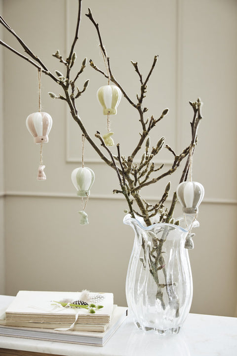 Scarlett vase clear D19 H28