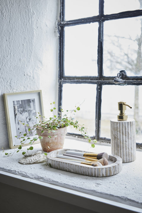 Eliana dispenser 8x8 cm. linen