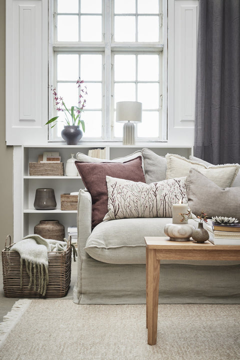 Efina cushion cover 50x50 cm. rose tan