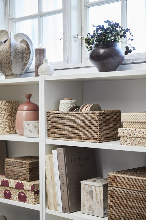 Helene  vase H9 cm. linen