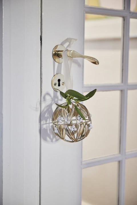 Missia decoration light gold, Iron D11.5 H12