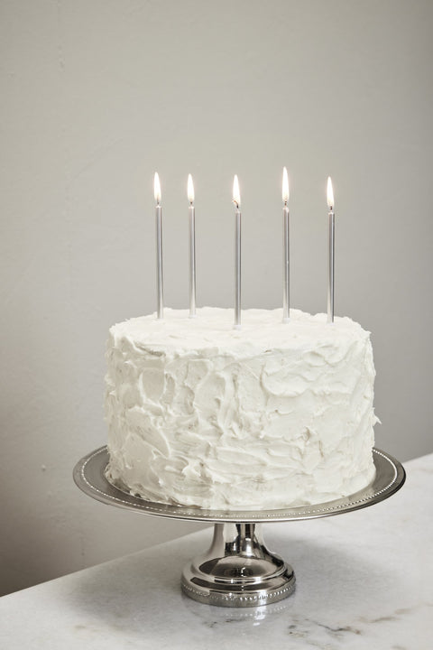 Sigrid cake stand silver brass