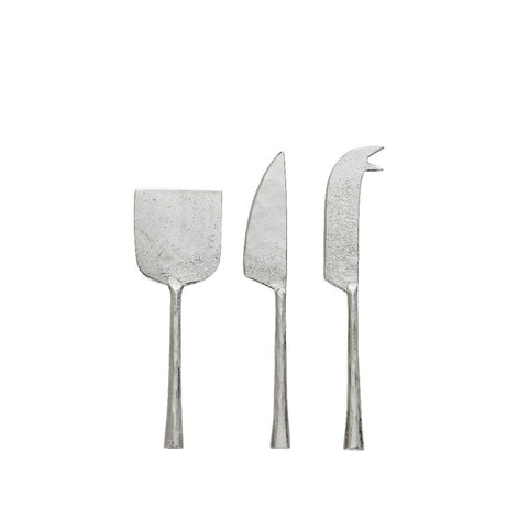 Demilla 3 pcs. cheese knife set  silver