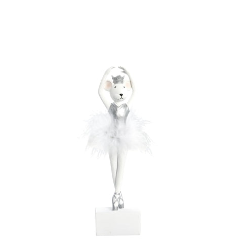 Salinna decoration H25.5 cm. white