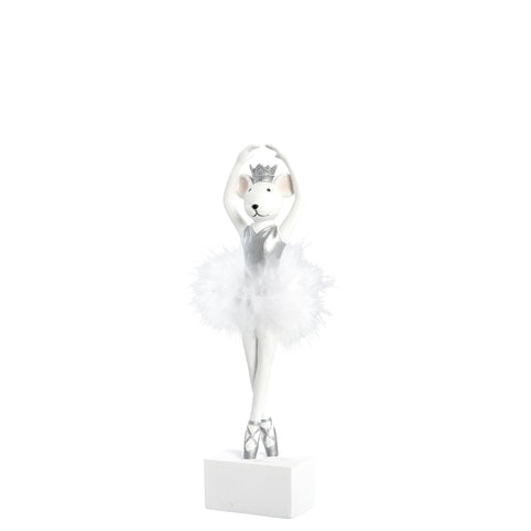 Salinna decoration H25.5 cm. white