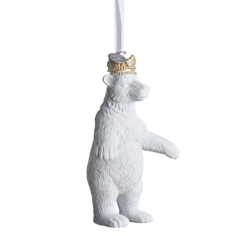 Sebina decoration white/, Polyresin 7.2X4.8 H11.4