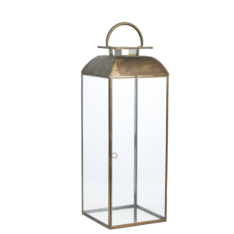 Sigrid  lantern H62 cm. antique brass