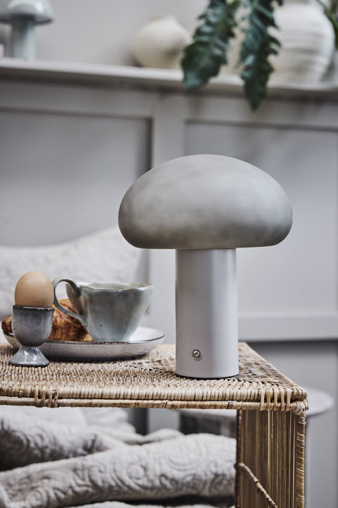 Nemille  portable LED lamp H24.5 cm. linen