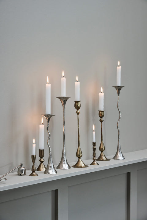 Ingrid  candlestick H12 cm. light gold
