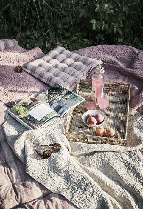 Isabelle throw linen 170x130 cm