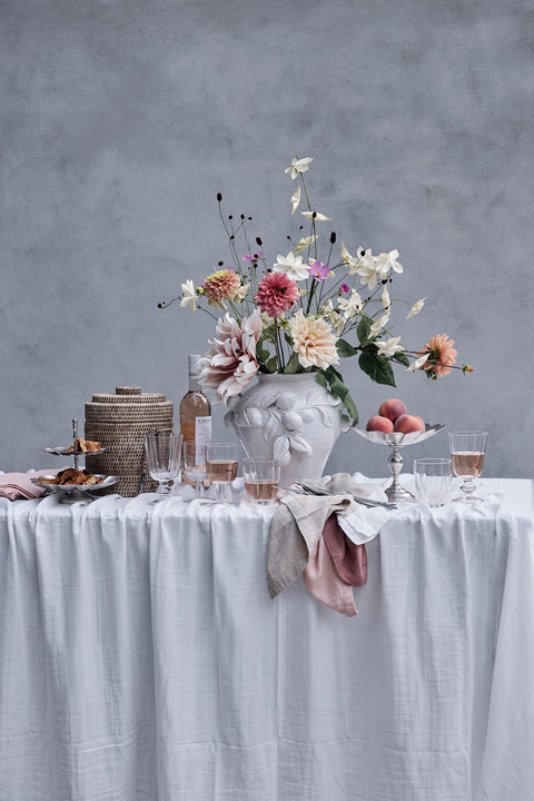 Angela tablecloth off white 220x140