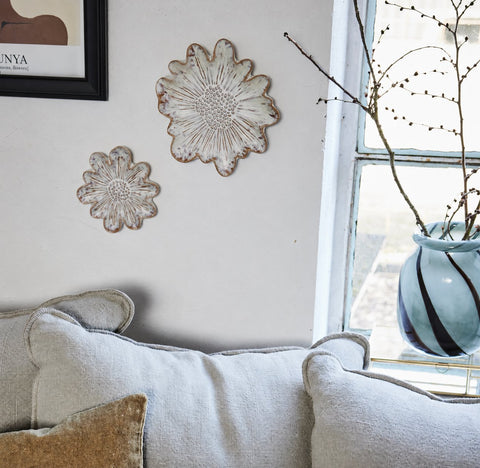 Florilla  wall decoration H2 cm. white