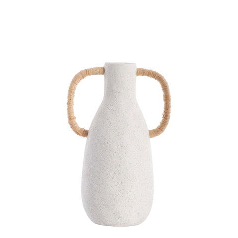 Ayelle vase H33.5 cm. white