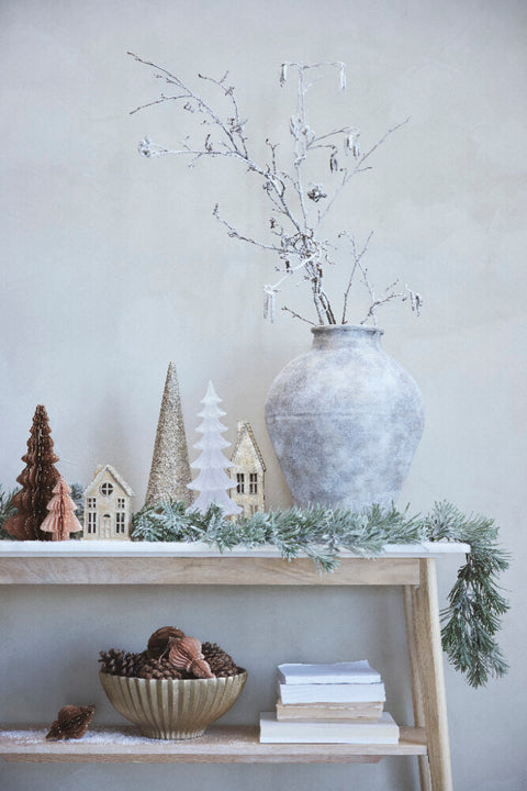 Seholia decoration H28 cm. antique light gold