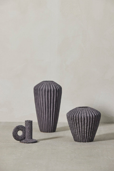 Susia vase Ø16.5X16.5 cm, D. Grey