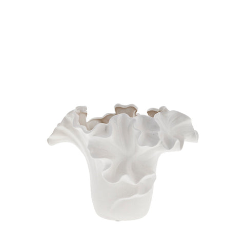 Isolde  vase H17.4 cm. white