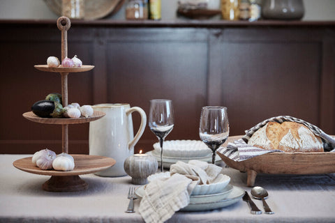 Merle  bowl H10 cm. nature