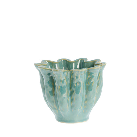 Vielle flower pot Ø14 cm. green