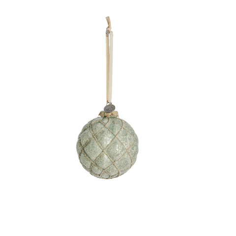 Norille bauble H9 cm. dusty green