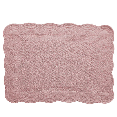 Estrid placemat 48.5x33.5 cm. rose tan