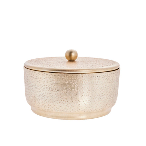 Lavia jar 16.5 cm. light gold