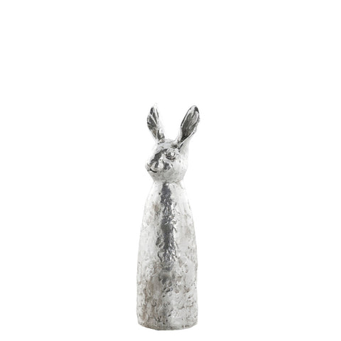 Sekoua bunny figurine 31.5 cm silver