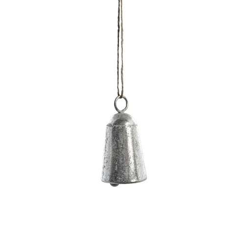 Missia decoration bell H10 cm. silver