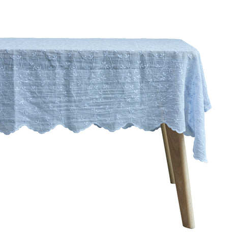 Eloise tablecloth 220x160 cm. light blue