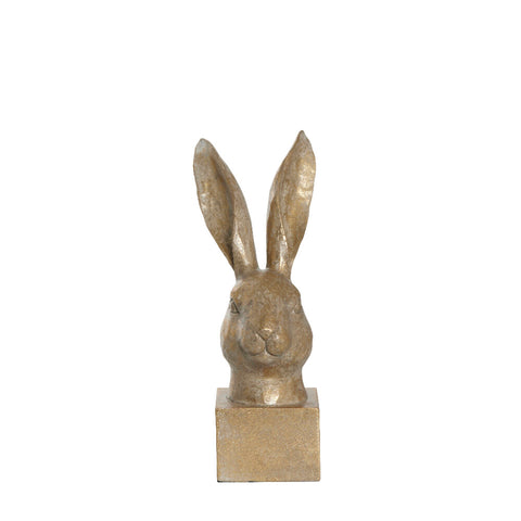 Semina Easter Bunny Bust H26.2 cm. light gold