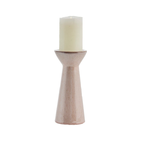 Milenne candlestick H22.5 cm. powder