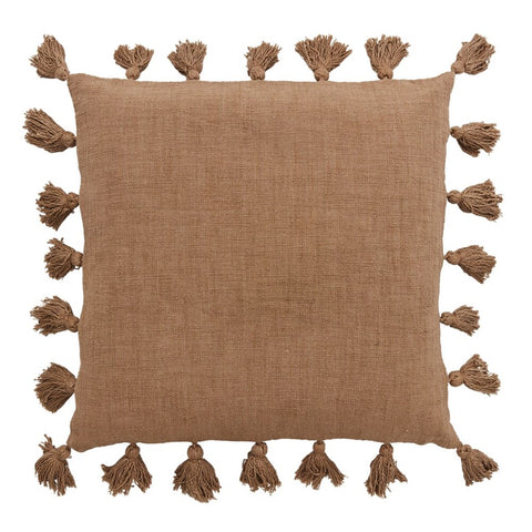 Feminia cushion 60x60 cm. golden brown