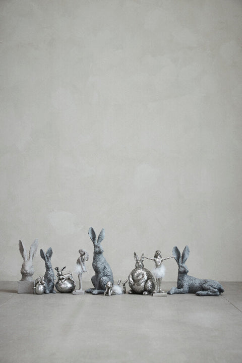 Semilla Easter Bunny Figrune H26.5 cm. silver