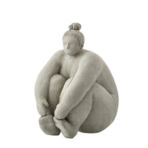 Serafina figurine H24 cm. grey