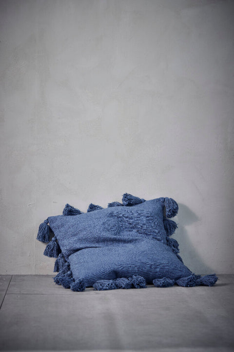 Feminia cushion 60x60 cm. blue