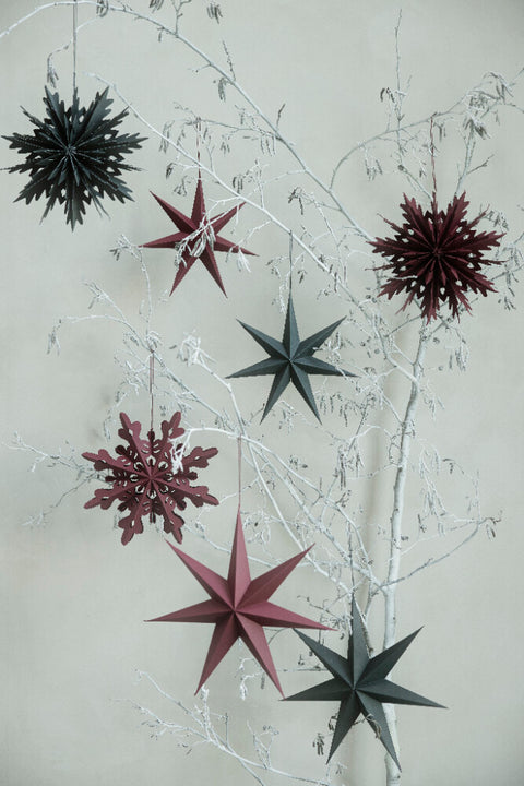 Pappia paper star H40 cm. pomegranate