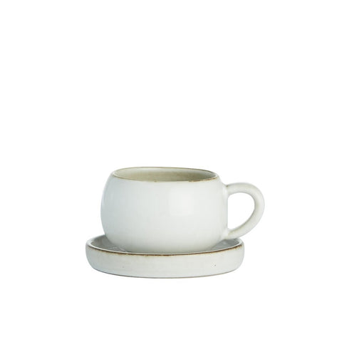 Amera espresso cup 9x9 cm. white sands