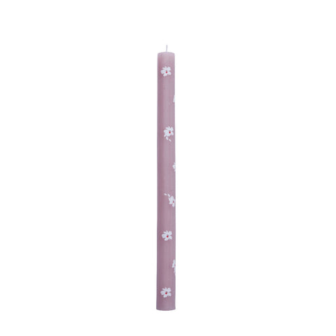 Liberte taper candle H30 cm. lilac
