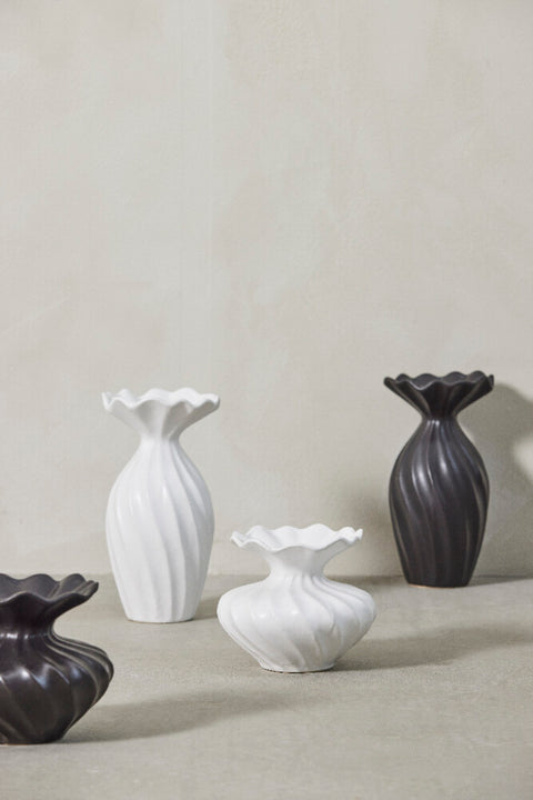 Susille vase Ø13.5X25 cm, White