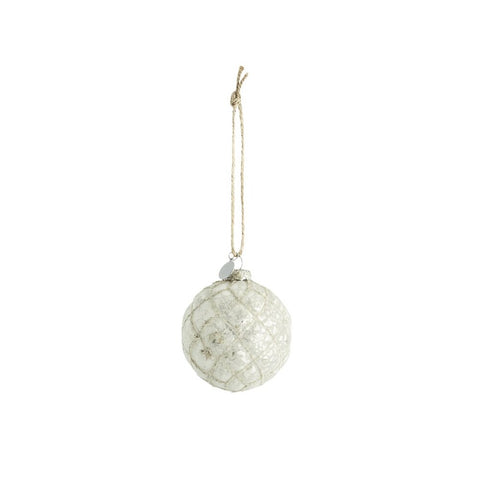 Norille bauble H9 cm. off white