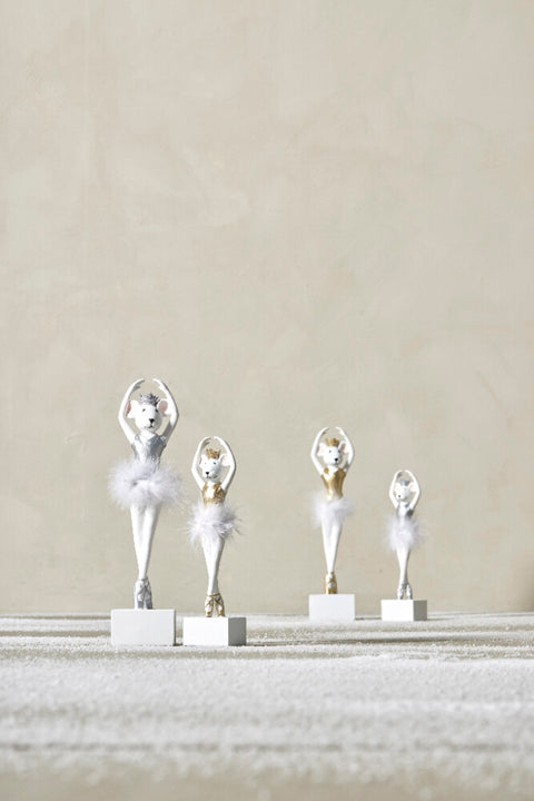 Salinna decoration H25.5 cm. white