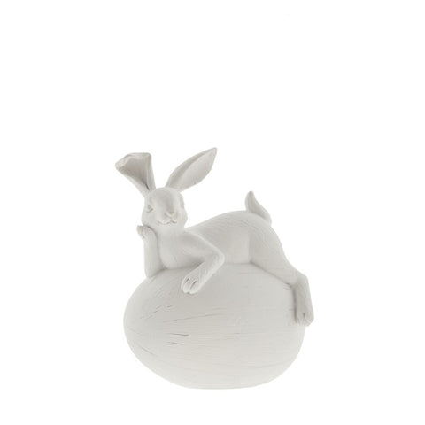 Semina Easter Bunny Figurine H16 cm. white