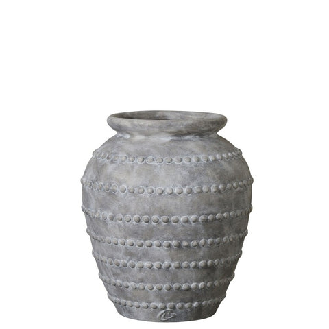 Anna flower pot H48 cm. antique grey