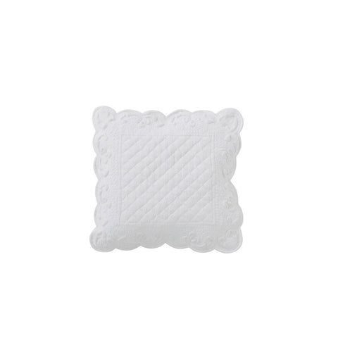 Maisie cushion 40x40 cm. white