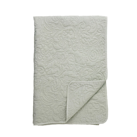 Isabelle throw sage green 170x130 cm