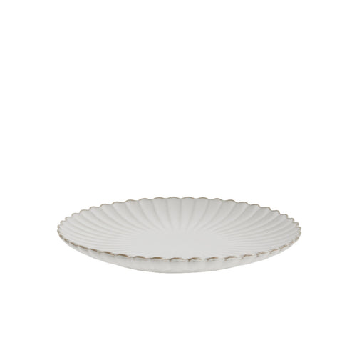 Camille dinner plate Ø27cm. off white